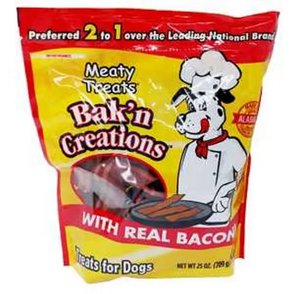 6/25 oz. Meaty Treats Bacon Creations - Health/First Aid